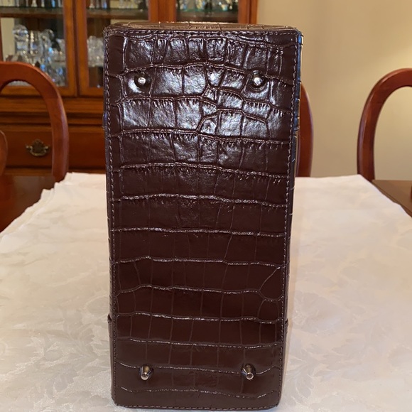 Osprey Brown Leather Handbag - Picture 4 of 8